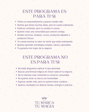 Cargar imagen en el visor de la galería, Programa Tu Marca Tu Magia | En vivo.
