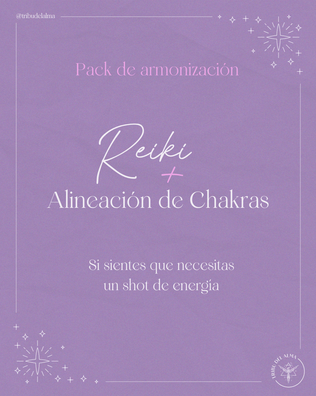 Armonización energética a distancia. (Reiki + Alineación de Chakras)